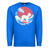 True Royal bedlington terrier t  shirt bedlington terrier gifts   ocean waves sur Premium Sweatshirt - linhVisuals