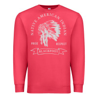 Cardinal blackfoot tribe native american indian pride respect darker t shirt Premium Sweatshirt - linhVisuals
