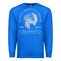 True Royal blackfoot tribe native american indian pride respect darker t shirt Premium Sweatshirt - linhVisuals