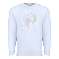 White blackfoot tribe native american indian pride respect darker t shirt Premium Sweatshirt - linhVisuals