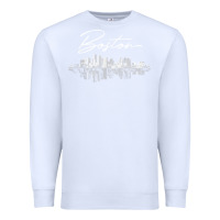 White boston skyline t shirt for women, men, girls & boys Premium Sweatshirt - linhVisuals