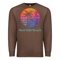 Chestnut west palm beach tropical t shirt for family vacations Premium Sweatshirt - linhVisuals