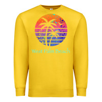Lemon west palm beach tropical t shirt for family vacations Premium Sweatshirt - linhVisuals
