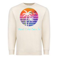 Sandshell west palm beach tropical t shirt for family vacations Premium Sweatshirt - linhVisuals