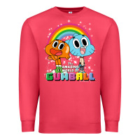 Cardinal cn the amazing world of gumball & darwin rainbow portrait pullover hoo Premium Sweatshirt - linhVisuals
