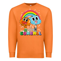 Carrot cn the amazing world of gumball & darwin rainbow portrait pullover hoo Premium Sweatshirt - linhVisuals