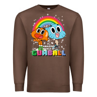 Chestnut cn the amazing world of gumball & darwin rainbow portrait pullover hoo Premium Sweatshirt - linhVisuals