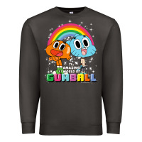 Smoke cn the amazing world of gumball & darwin rainbow portrait pullover hoo Premium Sweatshirt - linhVisuals