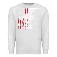 Oatmeal Heather all faster than dialing 911 american flag gun lover for men t shirt Premium Sweatshirt - linhVisuals