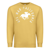 Antique Gold del mar california horse racing t shirt Premium Sweatshirt - linhVisuals