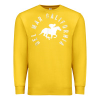 Lemon del mar california horse racing t shirt Premium Sweatshirt - linhVisuals