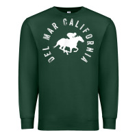 Sports Green del mar california horse racing t shirt Premium Sweatshirt - linhVisuals