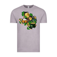 Vintage Zinc texas map st patrick's day Vintage Tee - FaDigitalArtStudio