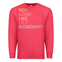 Cardinal do i look like i fly economy   funny vintage retro premium t shirt Premium Sweatshirt - linhVisuals
