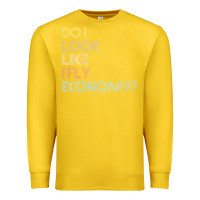 Lemon do i look like i fly economy   funny vintage retro premium t shirt Premium Sweatshirt - linhVisuals