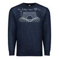 Navy einstein’s field equations science geek gift idea math lover t shirt Premium Sweatshirt - linhVisuals