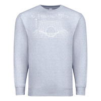 Heather Grey einstein’s field equations science geek gift idea math lover t shirt Premium Sweatshirt - linhVisuals