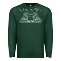 Sports Green einstein’s field equations science geek gift idea math lover t shirt Premium Sweatshirt - linhVisuals