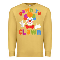 Antique Gold down to clown funny circus tank top Premium Sweatshirt - linhVisuals