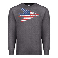 Charcoal Heather f 117 stealth nighthawk aircraft american flag f117 t shirt Premium Sweatshirt - linhVisuals