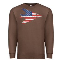 Chestnut f 117 stealth nighthawk aircraft american flag f117 t shirt Premium Sweatshirt - linhVisuals