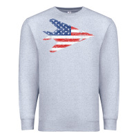 Heather Grey f 117 stealth nighthawk aircraft american flag f117 t shirt Premium Sweatshirt - linhVisuals