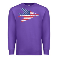 Purple f 117 stealth nighthawk aircraft american flag f117 t shirt Premium Sweatshirt - linhVisuals