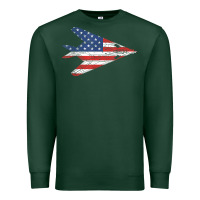 Sports Green f 117 stealth nighthawk aircraft american flag f117 t shirt Premium Sweatshirt - linhVisuals
