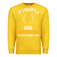 Lemon electrician gifts for men & funny electrical design t shirt Premium Sweatshirt - linhVisuals