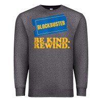 Charcoal Heather blockbuster be kind rewind tank top Premium Sweatshirt - linhVisuals