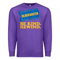 Purple blockbuster be kind rewind tank top Premium Sweatshirt - linhVisuals