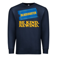 Navy blockbuster be kind rewind tank top Premium Sweatshirt - linhVisuals