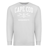 Dove Grey cape cod ma vintage crossed oars & boat anchor sports sweatshirt Premium Sweatshirt - linhVisuals
