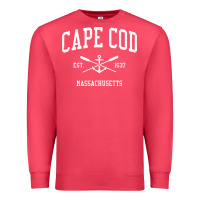 Cardinal cape cod ma vintage crossed oars & boat anchor sports sweatshirt Premium Sweatshirt - linhVisuals