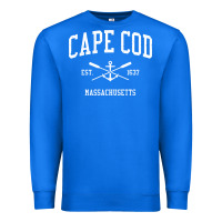 True Royal cape cod ma vintage crossed oars & boat anchor sports sweatshirt Premium Sweatshirt - linhVisuals