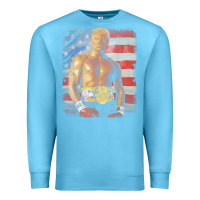Ocean Blue funny boxer trump trump rocky meme t shirt Premium Sweatshirt - linhVisuals