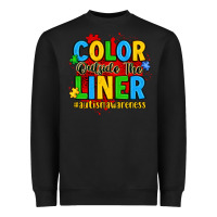 Black color outside the liner autism awareness Heavyweight Sweatshirt - JahusDesignShop