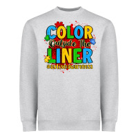 Color Outside The Liner Autism Awareness Heavyweight Sweatshirt | Teevron