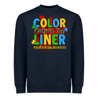 Navy color outside the liner autism awareness Heavyweight Sweatshirt - JahusDesignShop