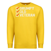 Lemon grumpy old veteran patriotic american military veteran t shirt Premium Sweatshirt - linhVisuals