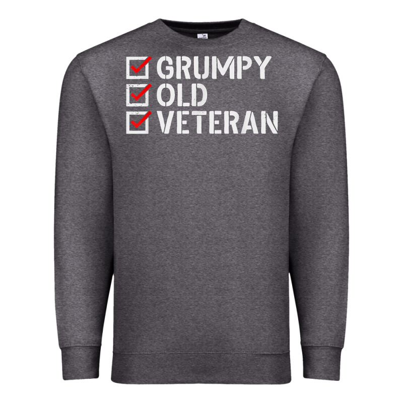 Grumpy Old Veteran Patriotic American Military Veteran T Shirt Premium Sweatshirt by linhVisuals | Teevron