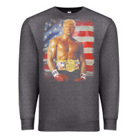 Charcoal Heather funny boxer trump trump rocky meme t shirt Premium Sweatshirt - linhVisuals