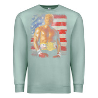 Seafoam funny boxer trump trump rocky meme t shirt Premium Sweatshirt - linhVisuals