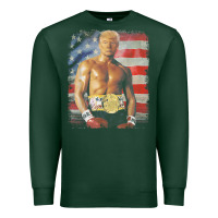 Funny Boxer Trump Trump Rocky Meme T Shirt Premium Sweatshirt | Teevron