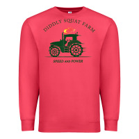 Cardinal diddly squat farm green, tractor tee for farmer t shirt Premium Sweatshirt - linhVisuals