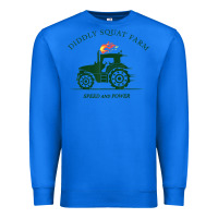 True Royal diddly squat farm green, tractor tee for farmer t shirt Premium Sweatshirt - linhVisuals
