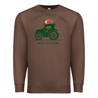 Chestnut diddly squat farm green, tractor tee for farmer t shirt Premium Sweatshirt - linhVisuals