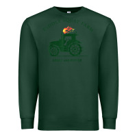 Sports Green diddly squat farm green, tractor tee for farmer t shirt Premium Sweatshirt - linhVisuals