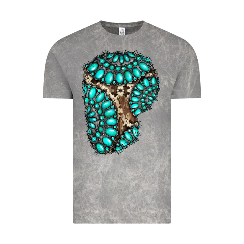 Gemstone Cowhide Patches Vintage Tee by RanaPortraitStore | Teevron