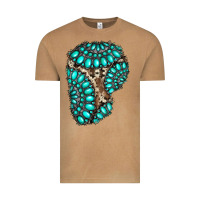Vintage Camel gemstone cowhide patches Vintage Tee - RanaPortraitStore